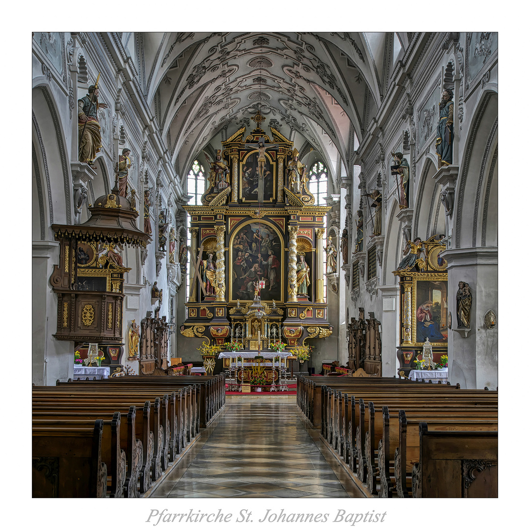 Pfarrkirche St. Johannes Baptist_Pfaffenhofen " Gott zu Gefallen..."