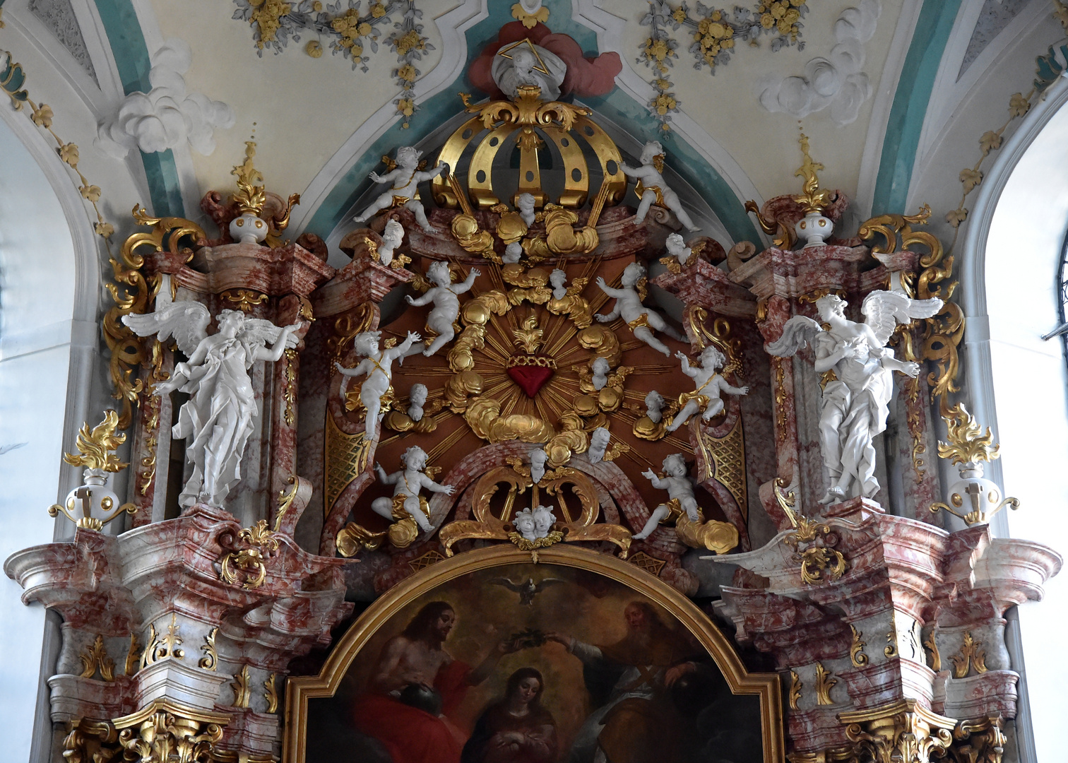 Pfarrkirche St. Katharina in Wolfegg Altardetail