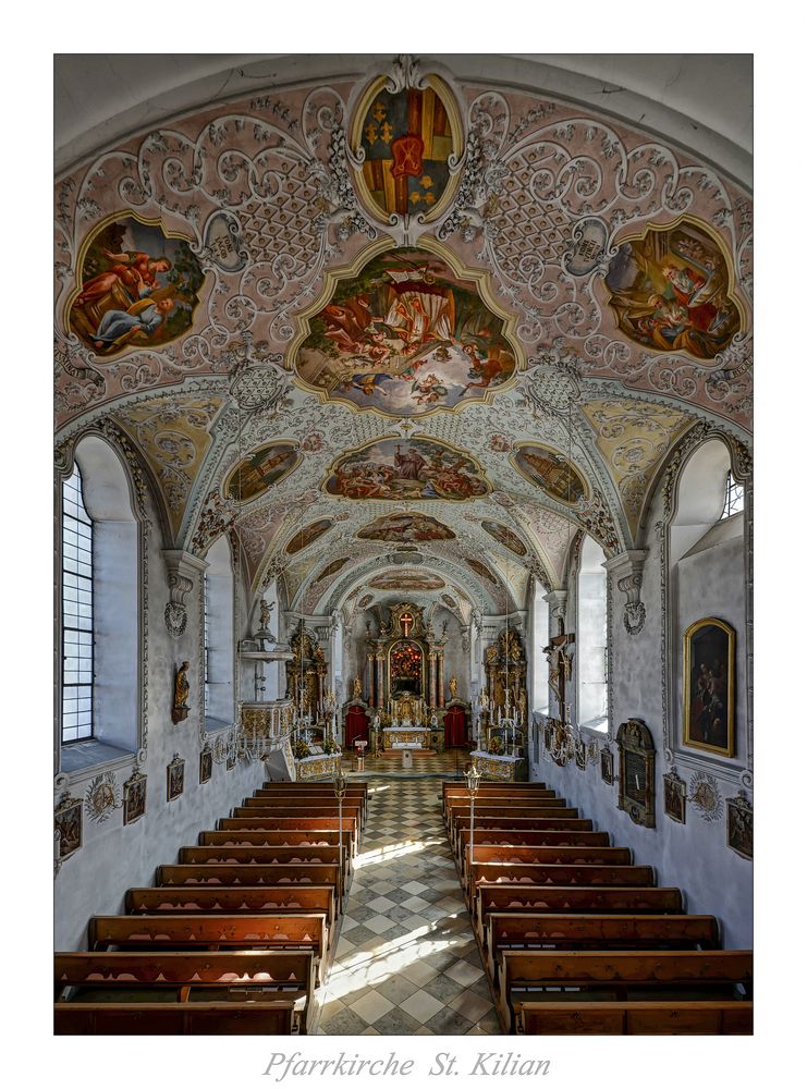 Pfarrkirche St. Kilian (Bad Heilbrunn) " Gott zu Gefallen... "