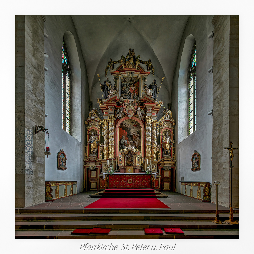 Pfarrkirche St. Peter und Paul ( Gehrden ) " Gott zu Gefallen... "