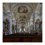 Pfarrkirche St. Peter und Paul _Weyarn " Gott zu Gefallen..."