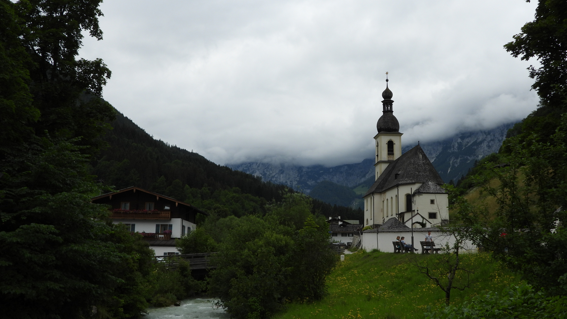 Pfarrkirche St. Sebastian Ramsau Foto & Bild deutschland, europe