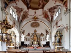 Pfarrkirche St. Urban Schonach Blick zum Chor