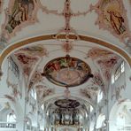 Pfarrkirche St. Urban Schonach Blick zur Orgel