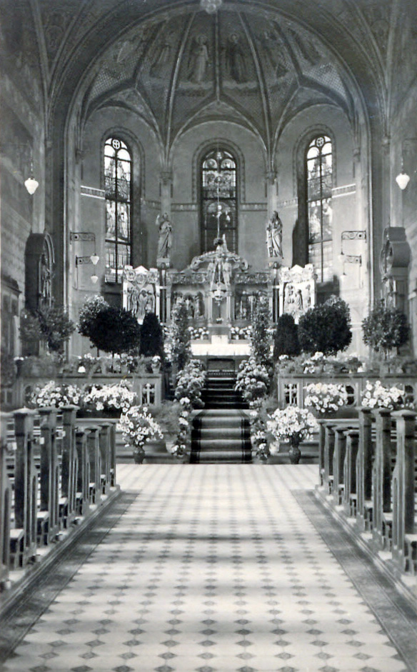 Pfarrkirche Tettnang an Ostern 1936