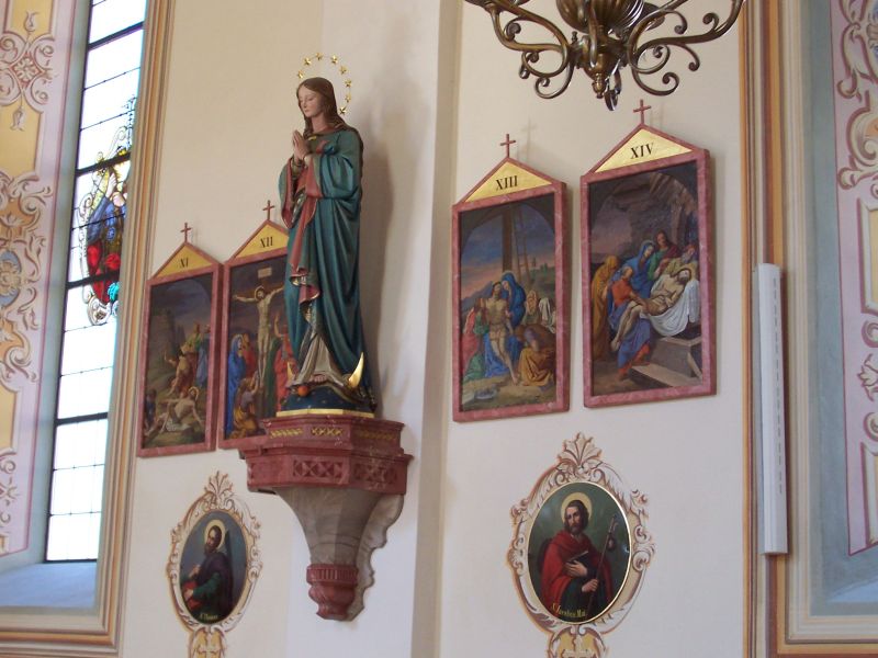 Pfarrkirche zum Heiligen Johannes dem Täufer / Walchsee Österreich