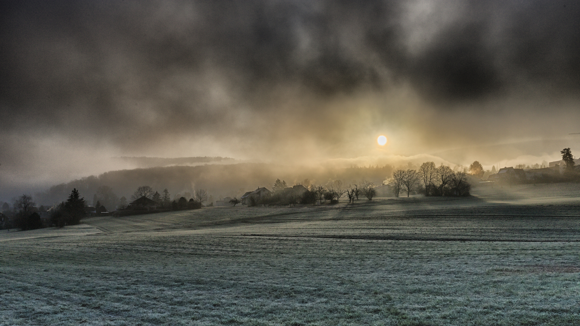 Pfeffingen im Nebel