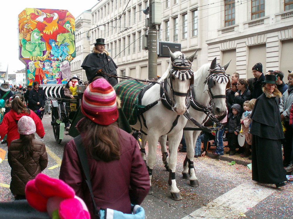 Pferde bei der Fasnacht in Basel | 6