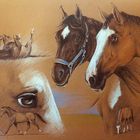 Pferdefreundschaft - (gezeichnet)