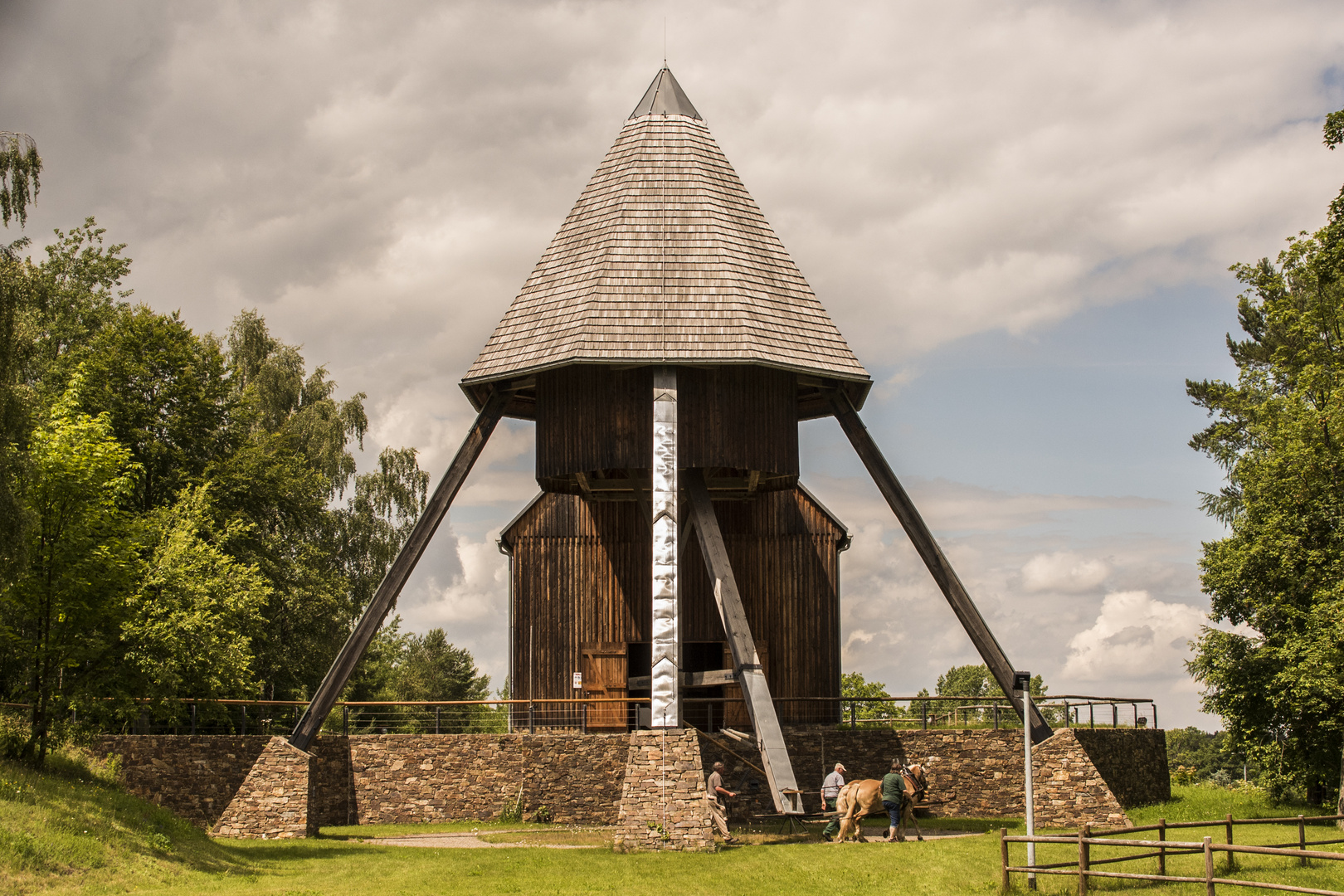 Pferdegöpel Rudolphschacht - Lauta/Erzgebirge