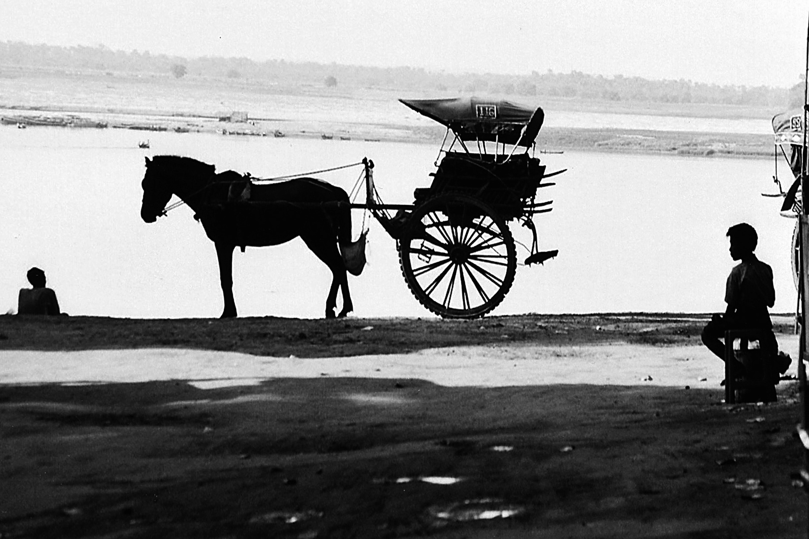 pferdekarren in Burma