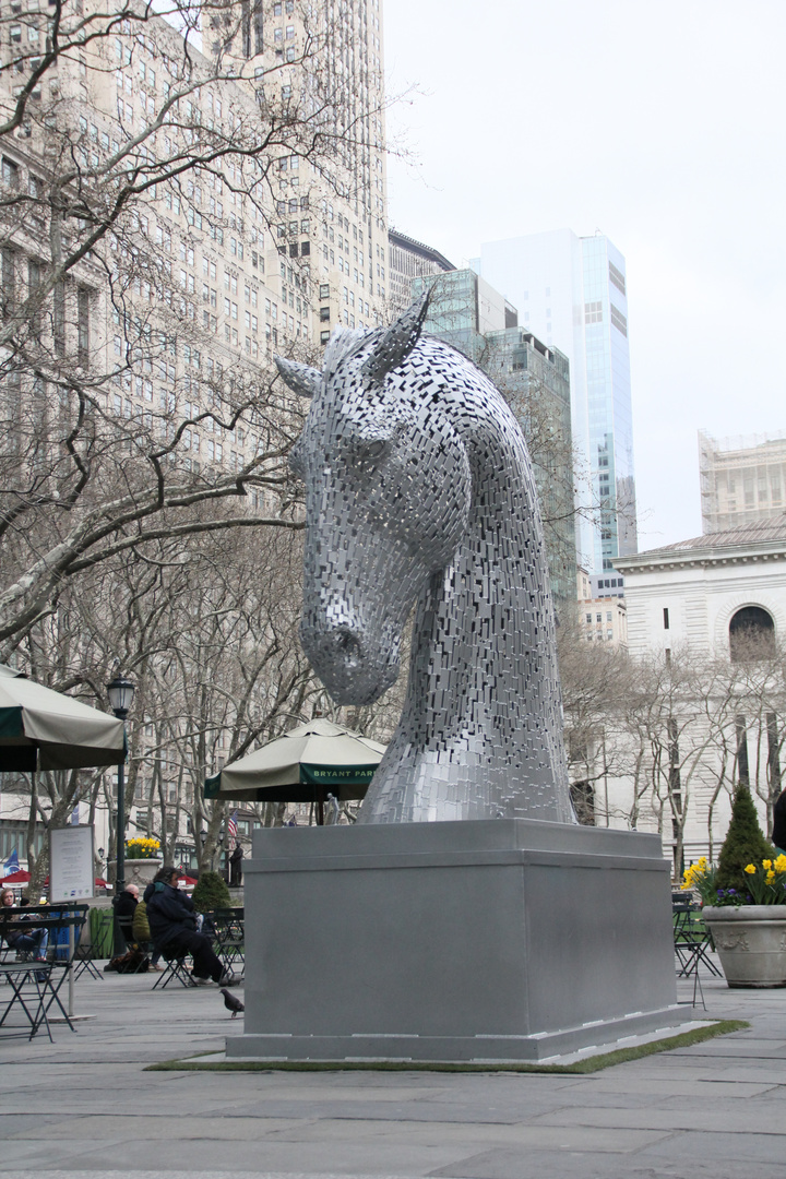 Pferdekopf im Bryant Park New York