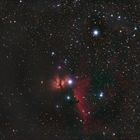 Pferdekopf-_und_Flammennebel im Sternbild Orion neue Bearbeitung