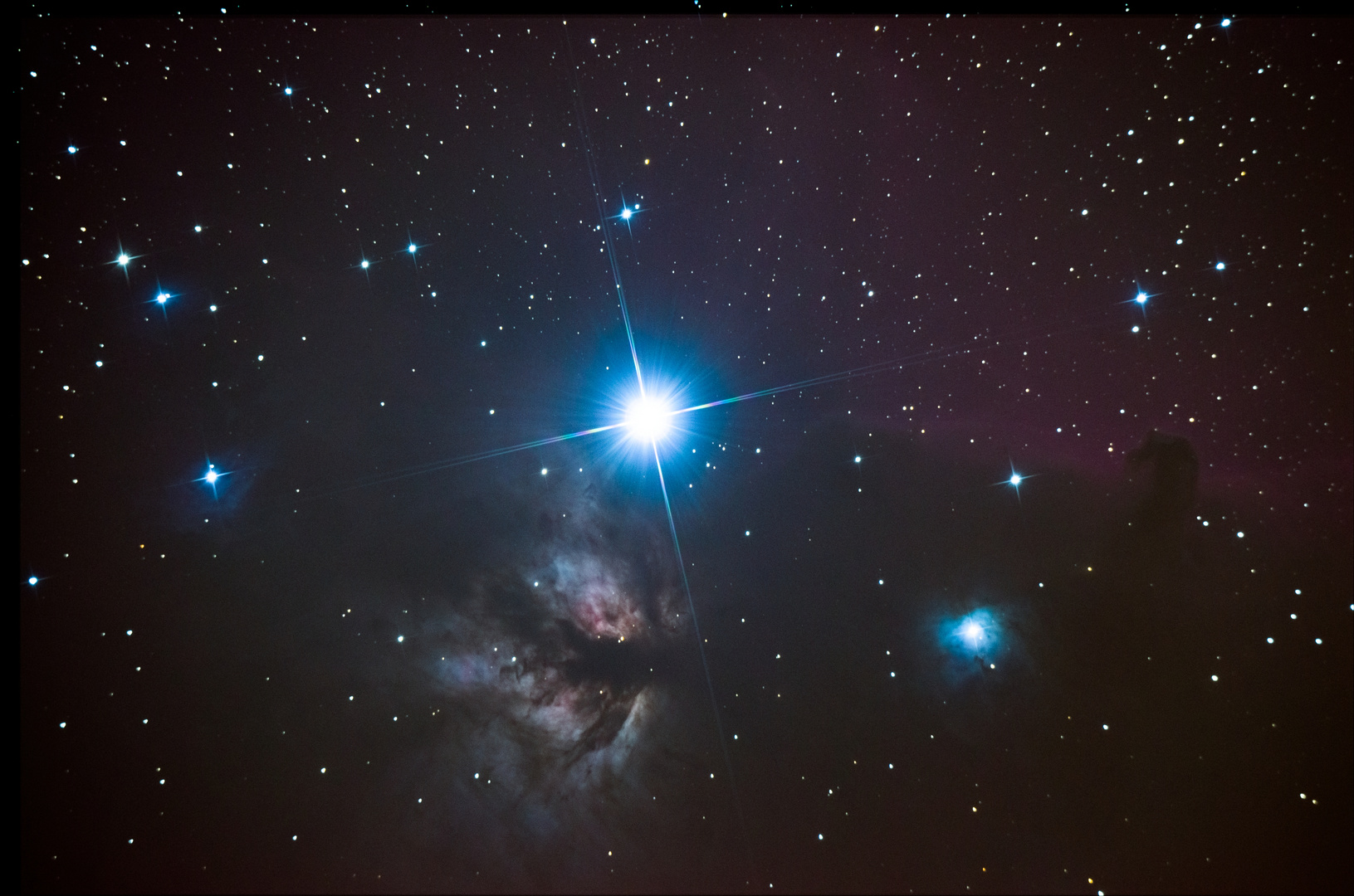 Pferdekopfnebel im Sternbild Orion Dezember 2016