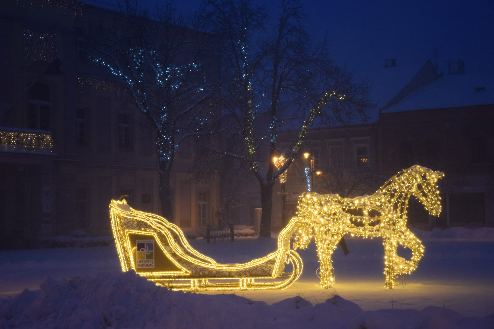 pferdekutsche im winter