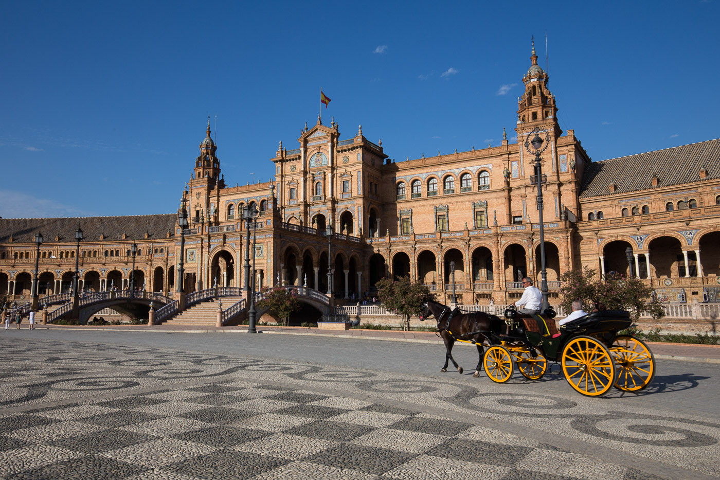 Pferdekutsche Plaza de España