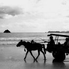 Pferdetaxi auf Lombok