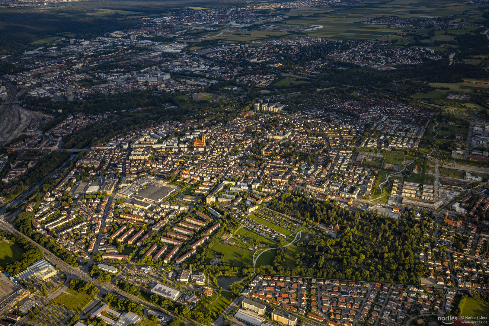 Pfersee aus der Luft