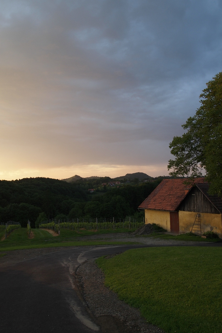 Pfingstabend in der Südsteiermark,