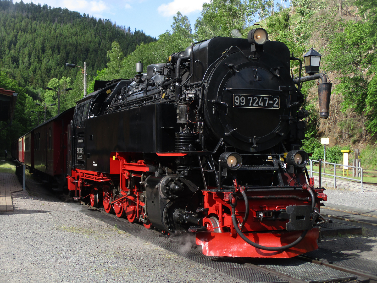 Pfingstausflug mit der HSB nach Eisfelder Talmühle 1.