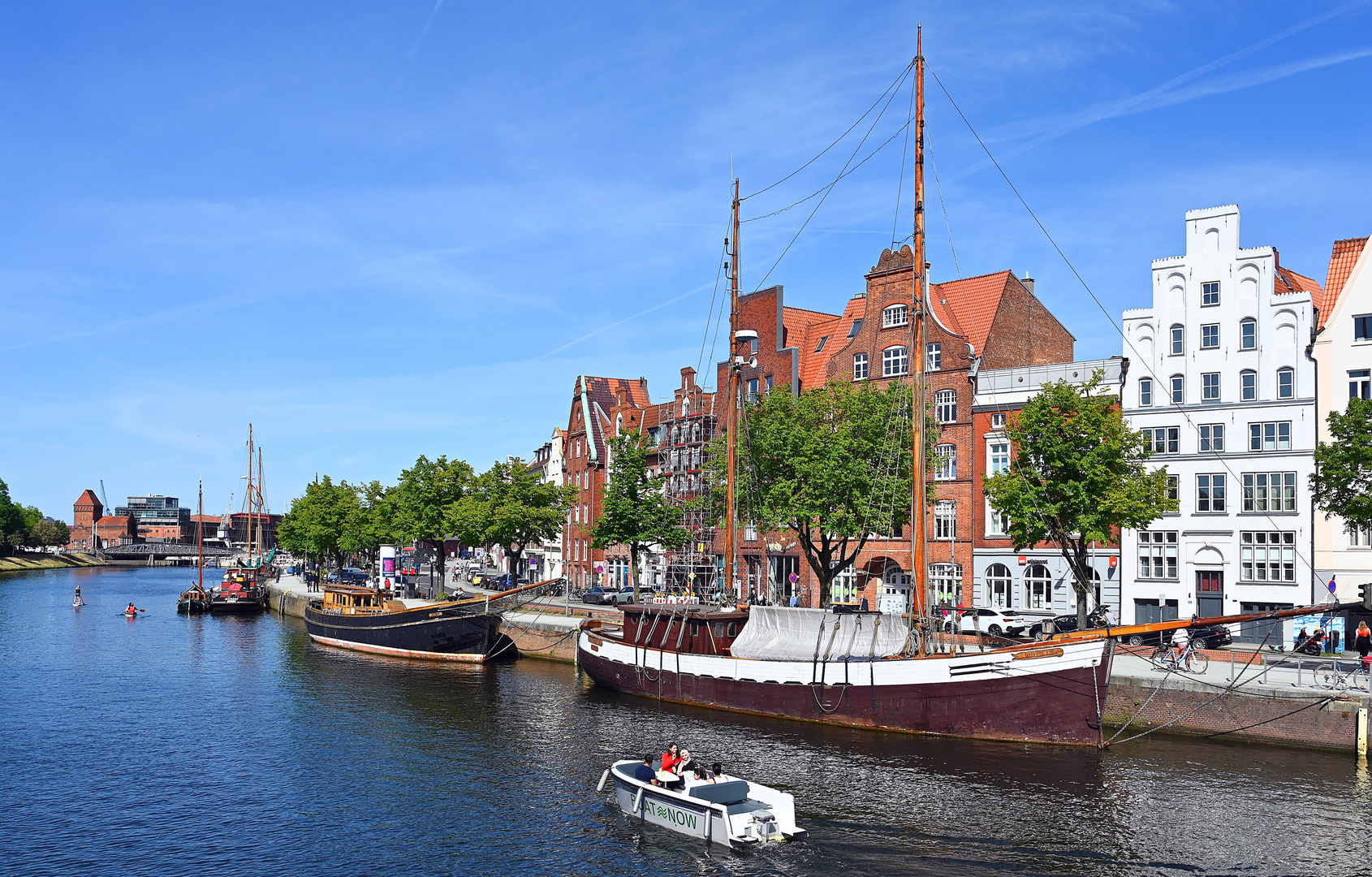 Pfingsten 2023 in Lübeck an der Untertrave.