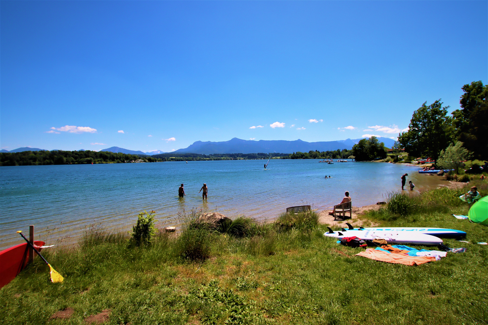 Pfingstmontag am Riegsee