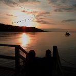 Pfingstmontag auf der Seebrücke Bansin/Usedom