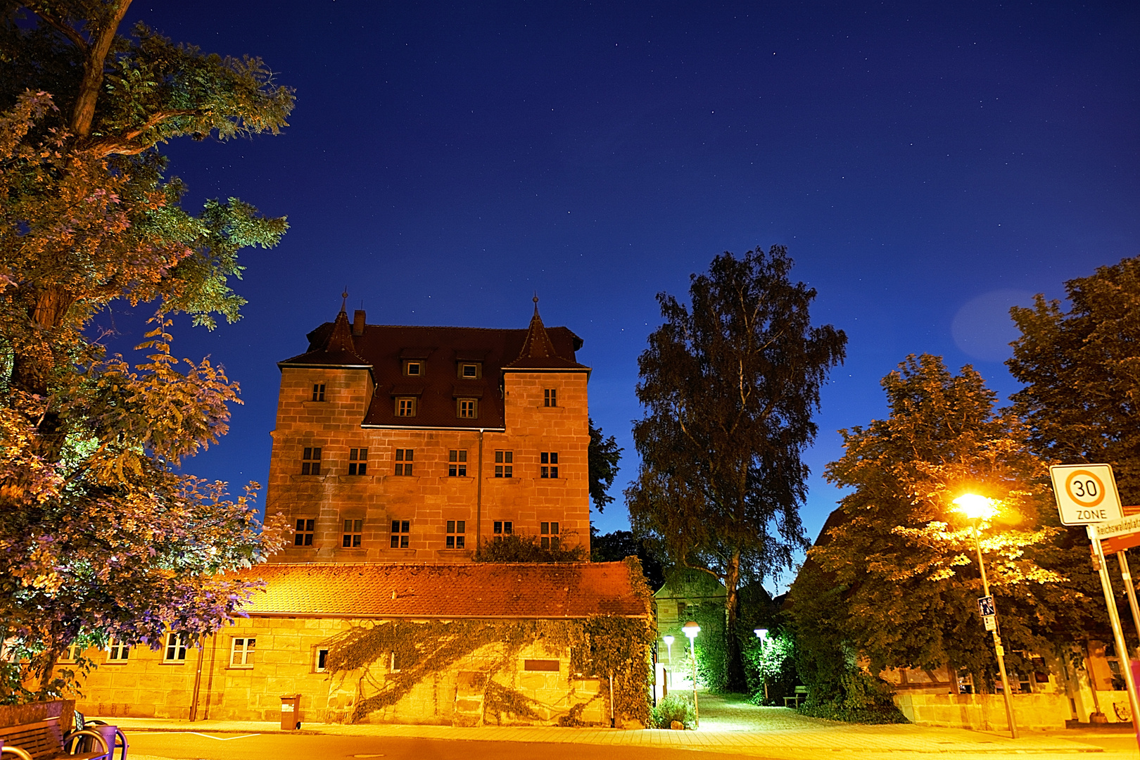 Pfinzingschloss by Night