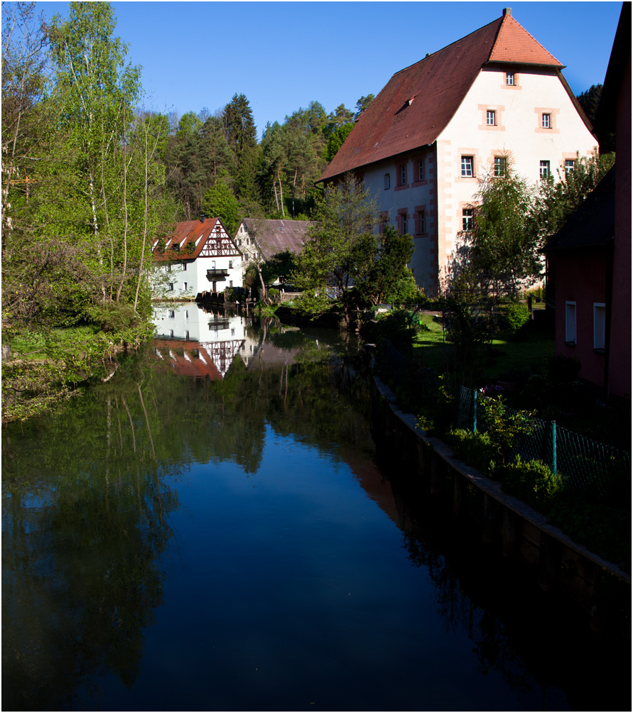 Pflegschloss und Mühle in Velden an der Pegnitz