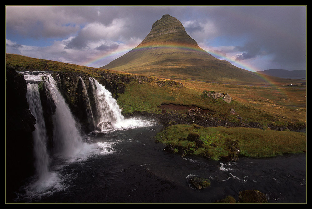 Pflicht-Knips mit Regenbogen