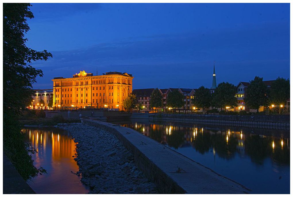 Pfortmühle Hameln Blaue Stunde