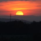 Pforzheim - Sonnenuntergang vom Wallberg aus