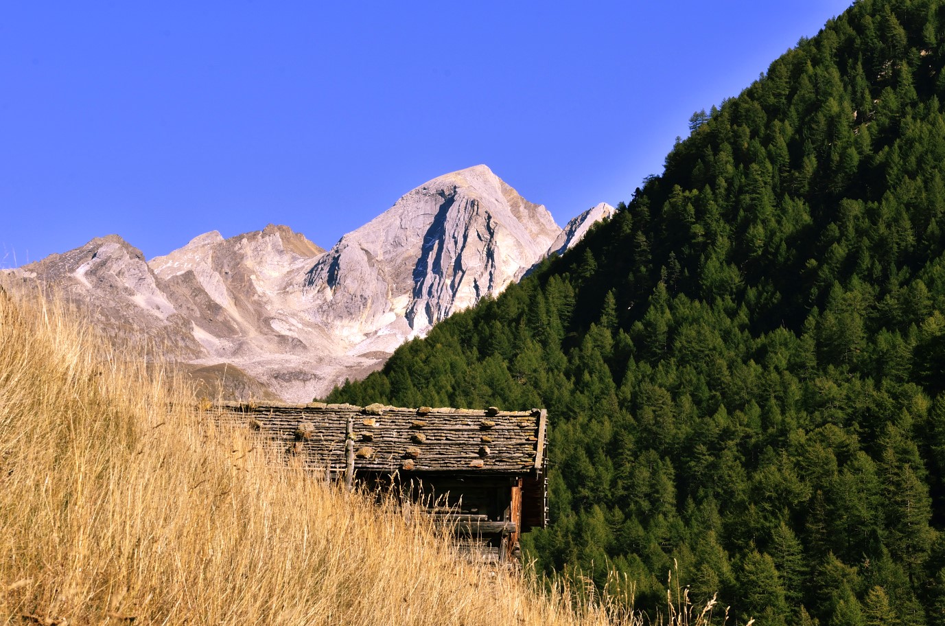 Pfossental, Richtung Eisjoch...