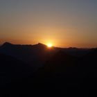 Pfrondhorn beim Sonnenaufgang