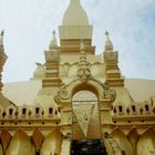 Pha That Luang in Vientiane, the national symbol of Laos.