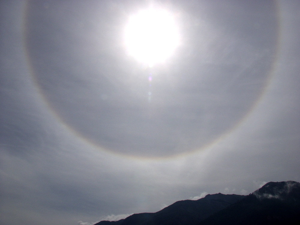 Phänomen am Himmel über Andalusien