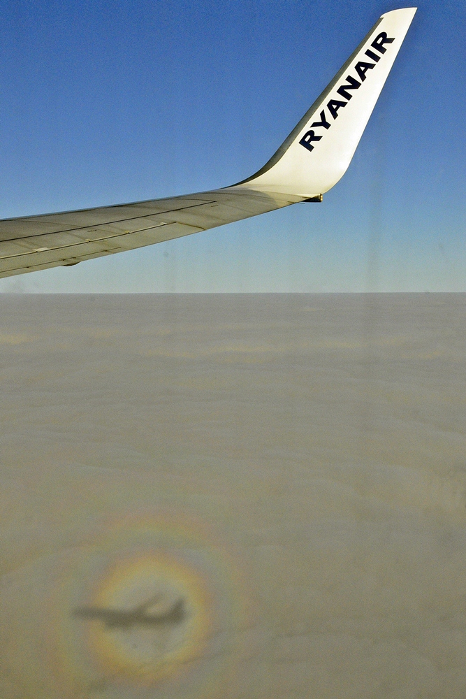 Phänomen beim Anflug auf London-Stansted