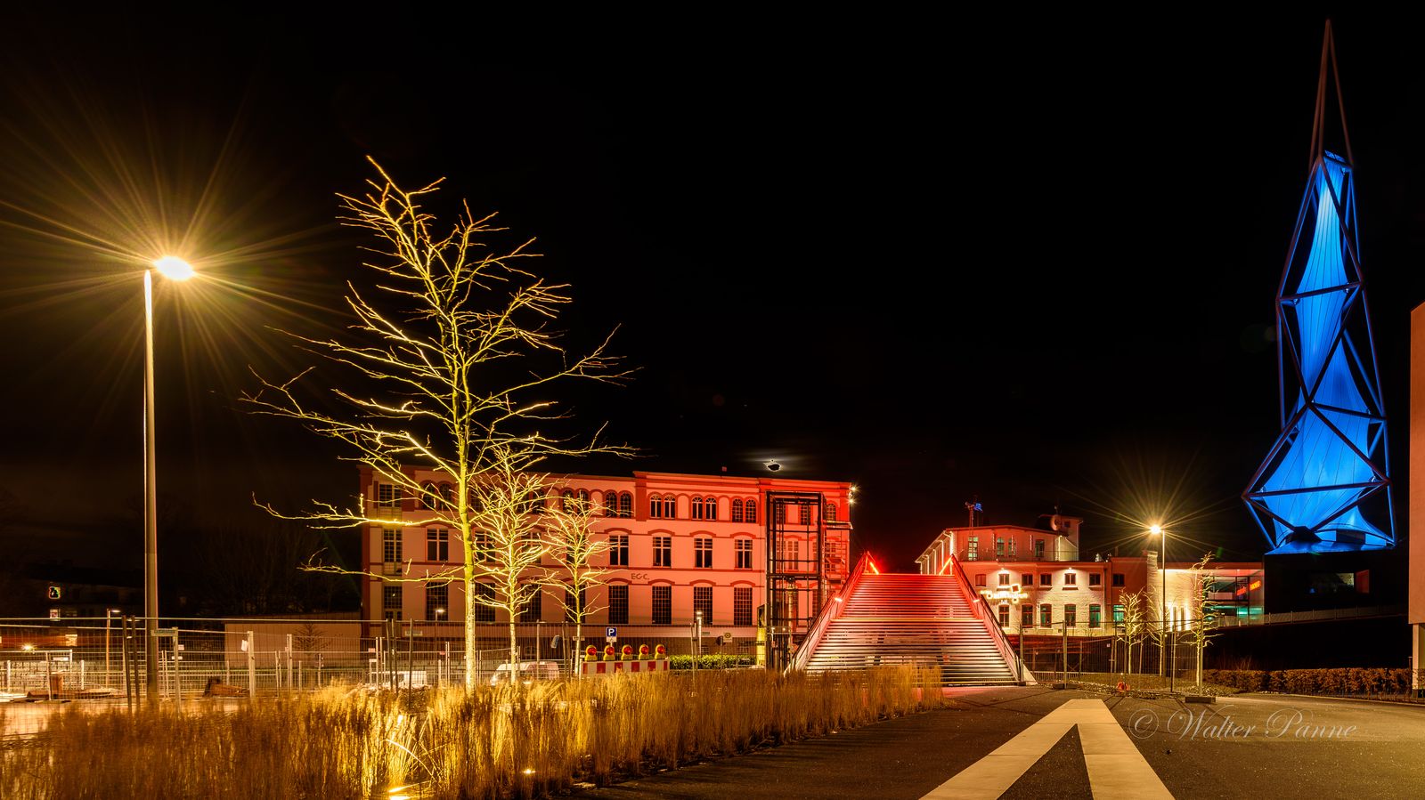 "Phänomenta" in Lüdenscheid bei Nacht