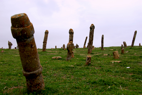 Phallic Cemetery in Northern Iran, Golestan Prov. Near Turkmenistan Border