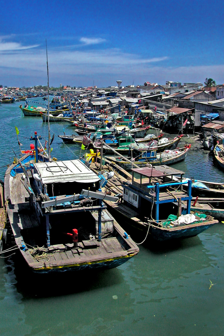 Phan Thiet harbor view