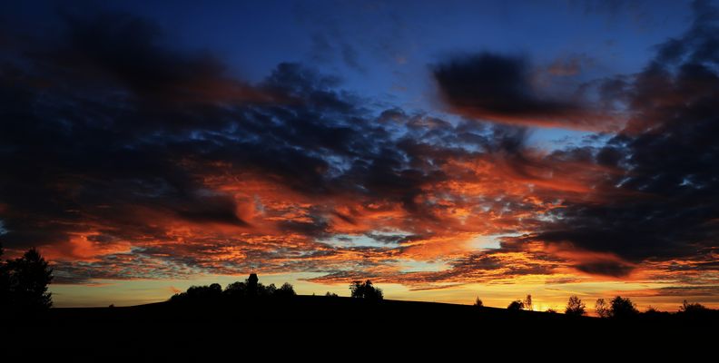 phantastischer Abendhimmel