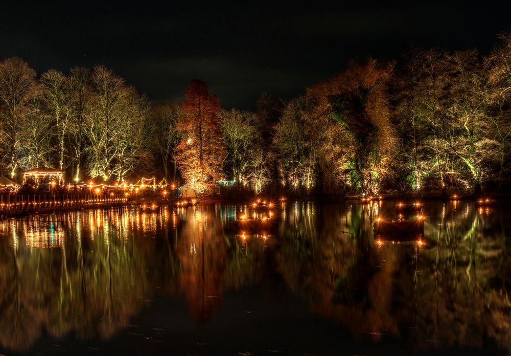 Phantastischer Lichterweihnachtsmarkt