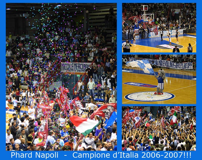 Phard Napoli Basket .... Campione d'Italia!!!