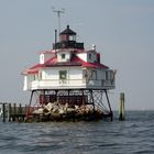 phare balise dans la baie de chasepeak