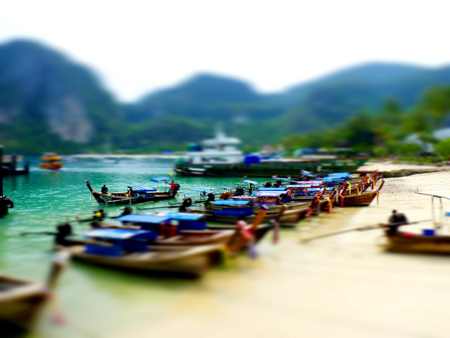 Phi Phi Island Tilt Shift