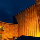 Philharmonie Berlin zur blauen Stunde.