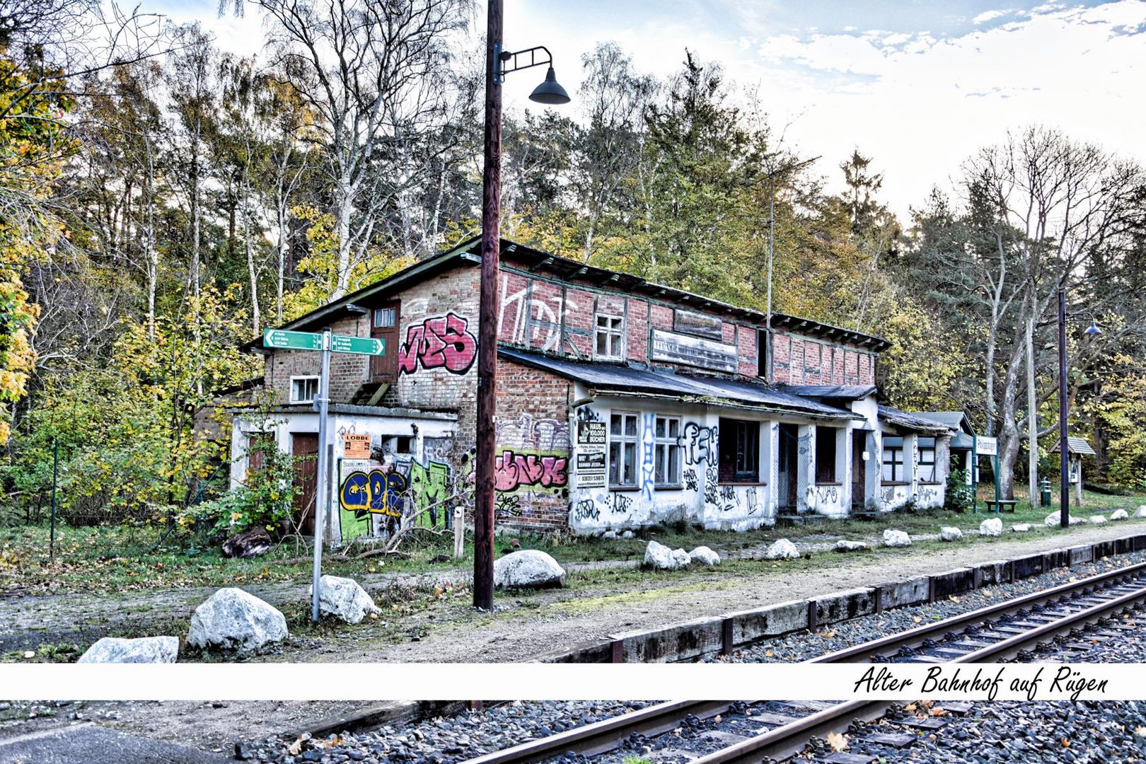 Philippshagen'er Bahnhof auf Rügen