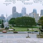 Philly: Der Parkway und die Skyline