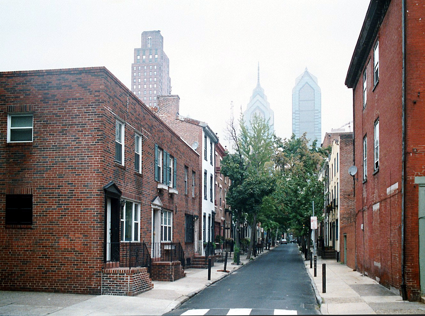 Philly: typische Wohnstraße