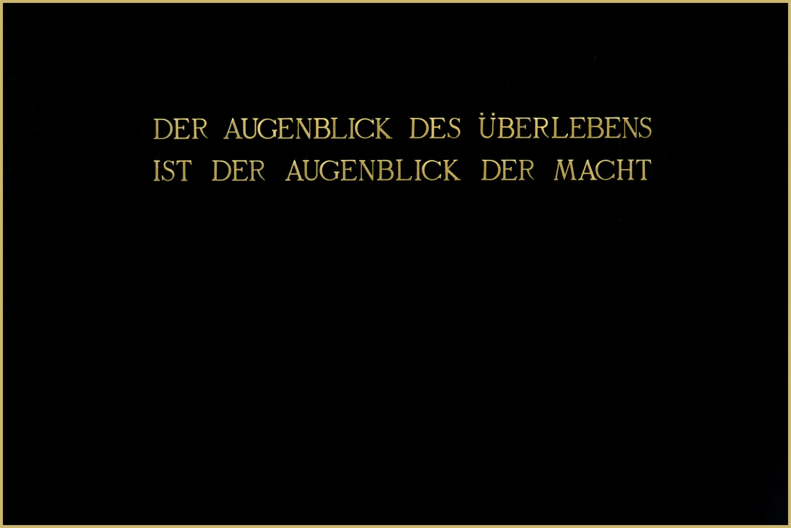 Philosohpie eines unbekannten Verfassers . . .